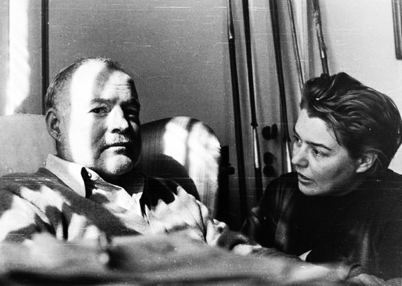 Ernest Hemingway e Fernanda Pivano (fonte www.storie.it)