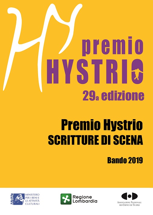 I bandi del Premio Hystrio Scritture di Scena e Premio alla Vocazione per giovani attori 2019